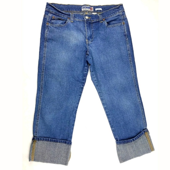 old navy jean capris